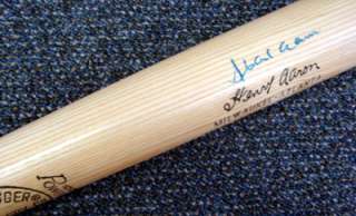 Hank Aaron Autographed Signed Louisville Slugger Bat /755 PSA/DNA 