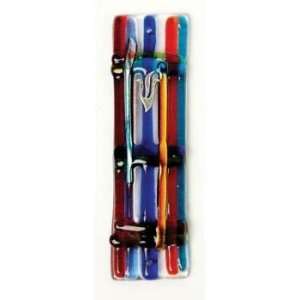  Fused Glass Mezuzah Cover   Jacobs Ladder Everything 