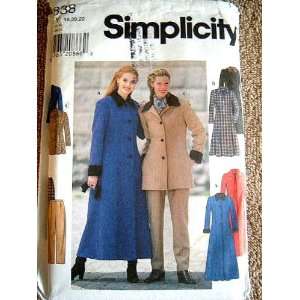   JACKET AND PANTS SIZE 18 20 22 SIMPLICITY 7838 Arts, Crafts & Sewing