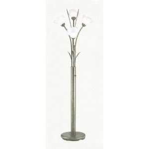  64H RUSTY CATTAIL FLOOR LAMP