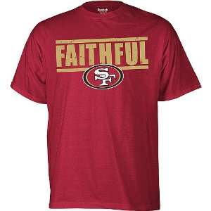  Reebok San Francisco 49Ers Faithful Short Sleeve T Shirt 