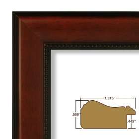7x15 Ornate Cherry 1.8 Wide Complete Custom Real Wood Picture Frame 