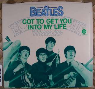 Beatles ★ Got to get you into my life ★ 1976 P/S only  