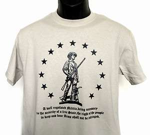 2nd Amendment Minuteman Gun Rights T Shirt Gun shirt *Look More Colors 