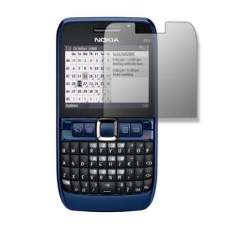 for Nokia E63 E 63 Black Silicone Case Cover Skin+LCD Screen Protector 