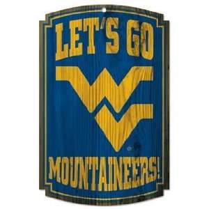  West Virginia Mountaineers Sign   Wood Style Vintage 