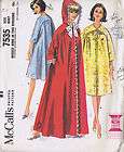 1960s vintage sewing pattern mccalls 7535 yoked robe si $ 9 99 time 