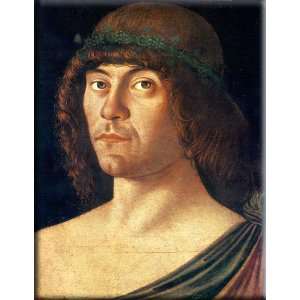 Portrait of a Humanist 12x16 Streched Canvas Art by Bellini, Giovanni