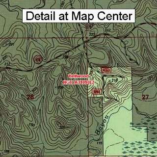  USGS Topographic Quadrangle Map   Bellwood, Louisiana 