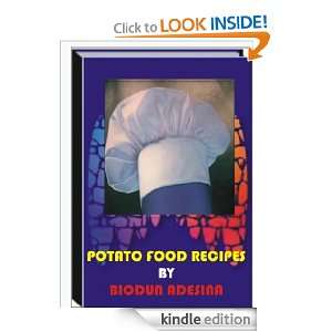 POTATOES FOOD RECIPES BIODUN ADESINA  Kindle Store