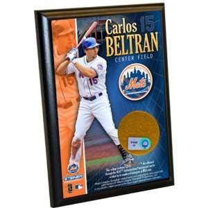  Carlo Beltran Plaque with Used Game Dirt   4x6 Patio 