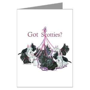 Got Scotties   Scottish Terri Greeting Cards Pk o Pets Greeting Cards 