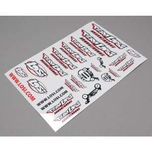  8IGHT E 2.0 Team Losi Racing Sticker Sheet Toys & Games