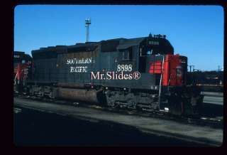 Original Slide SP Southern Pacific SD45 8890 in 1988/SLC UT  
