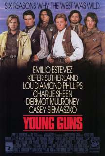 Young Guns (1988) 27 x 40 Movie Poster Style A