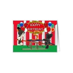  Happy Birthday Animals Playing Card Toys & Games