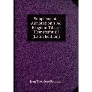   (Latin Edition) Jean ThÃ©odore Bergman  Books