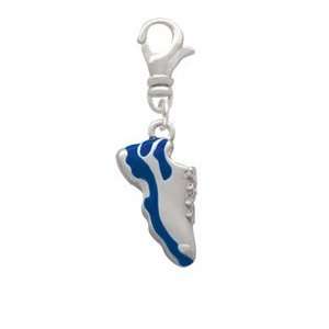  Blue Running Shoe Clip On Charm Arts, Crafts & Sewing