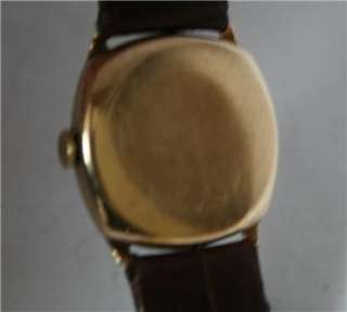 9CT GOLD GENTS JW BENSON WATCH 1956 FULLY WORKING  