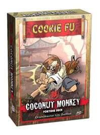     COOKIE FU COCONUT MONKEY FORTUNE DECK   Blue Kabuto Games  