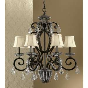  Classic Lighting 92506 FB OCL Oysters Clear Alexis 35 