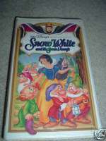 WALT DISNEY OF SNOW WHITE AND THE SEVEN DWARFS VHS TAPE  
