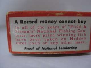Vintage Antique Genuine Heddon Spook River Run Fishing Lure Bait 9020L 