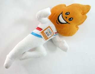 DUTCH OLYMPIC COMMITTEE SPORT FEDERATION PLUSH MASCOT RUNNING TORCH 