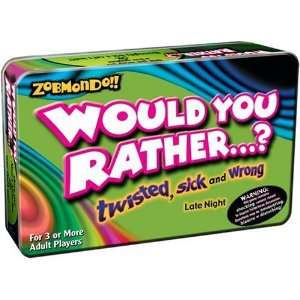  Would You Rather? Twisted, Sick and Wrong Card Game By 