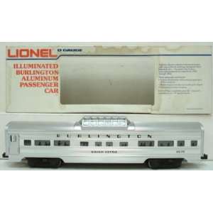  Lionel 6 9579 Burlington Aluminum Vista Dome Car LN/Box 