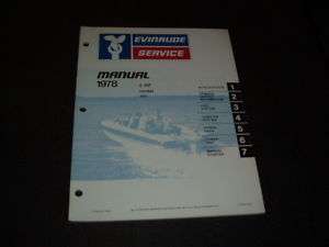 1978 2 hp Evinrude Outboard Repair Manual Johnson 2hp  