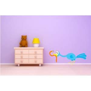 Removable Wall Decals  Bird With Worm
