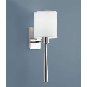 Norwell Lighting 9685 BN WS Brushed Nickel with White Shade Apollo 