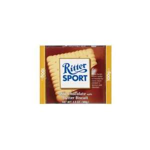Ritter Mk Choc W/Butter Biscuit (Economy Case Pack) 3.5 Oz Bar (Pack 