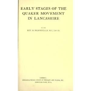  Early Stages Of The Quaker Movement In Lancashire 