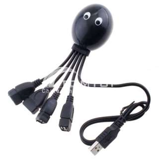 USB 2.0 High Speed 480Mbps 4 Ports Octopus USB Hub PC  