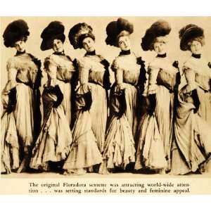 1948 Print Floradora Sextette Musical Chorus Line Girls   Original 