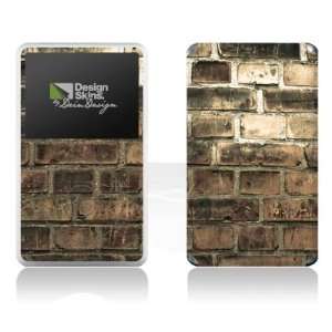 Design Skins for Apple iPod Classic 80/120/160GB   Brick Wall Design 
