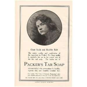   Soap Clean Scalp Healthy Hair Lady Print Ad (52521)