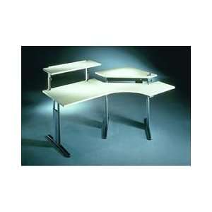  Combi Corner Bi Level Workstation Overshelf Health 