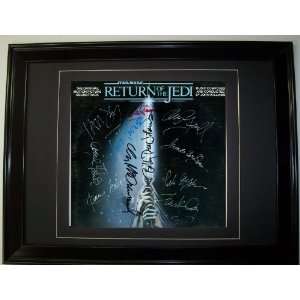  Return of the jedi autographed lp 