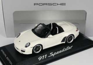 43 Porsche 911 Speedster 997 2010 carrera white OEM  
