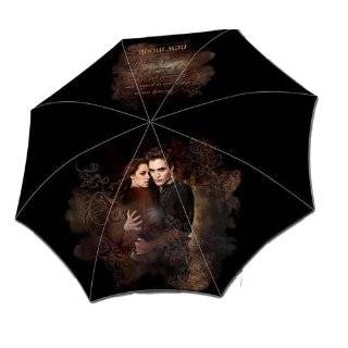 Twilight New Moon Umbrella Swirl Embrace (Edward & Bella) Black 