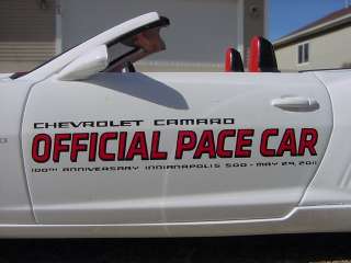 2011 CAMARO SS CONVERTIBLE PROMO PAIR INDY 500 PACE CAR & RED SS 