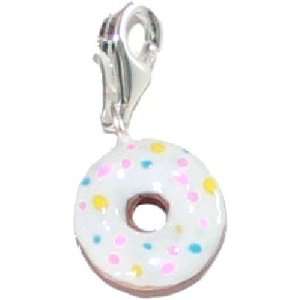  My Lucky Charms   Donut Doughnut Charms Sterling Silver 