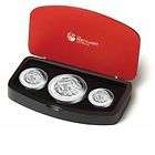 2012 P Australia Silver Lunar Year of the Dragon 3 Coin Proof Set w 