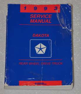 1993 DODGE DAKOTA 4X4 2X4 PICKUP TRUCK Factory Dealer Shop Service 