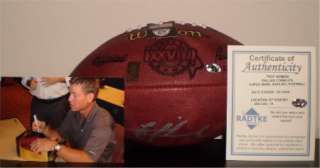   AUTOGRAPHED SIGNED OFFICIAL WILSON SUPER BOWL XXVIII NFL FOOTBALL