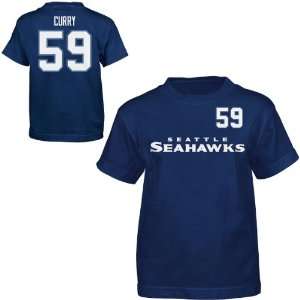 Reebok Seattle Seahawks Aaron Curry Youth Name & Number T Shirt 