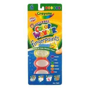  Crayola Color Wonder Fingerpaints   Toys & Games